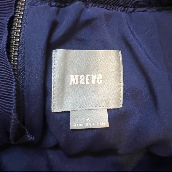 Anthropologie Maeve Ellery Striped Ribbon Skirt Sz 6 - Picture 4 of 10